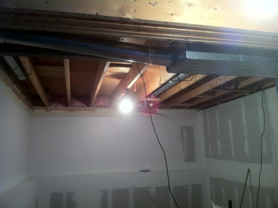 Framing complete -Drywall on and mudding  started !!